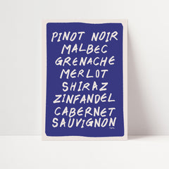 Wine Guide Wall Print