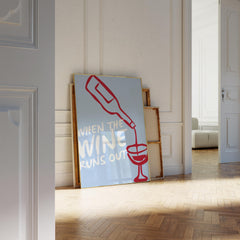 Sally When The Wine Runs Out Print