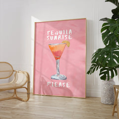 Tequila Sunrise Print