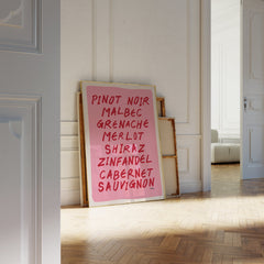 Wine Guide Wall Print