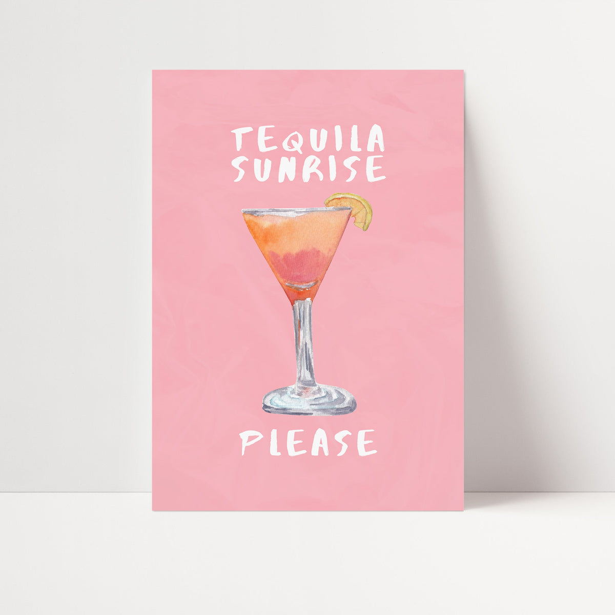 Tequila Sunrise Print