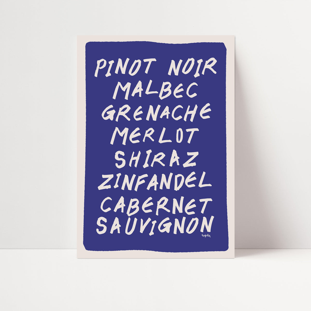 Wine Guide Wall Print