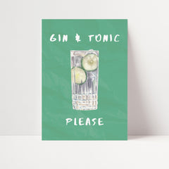 Gin & Tonic Print