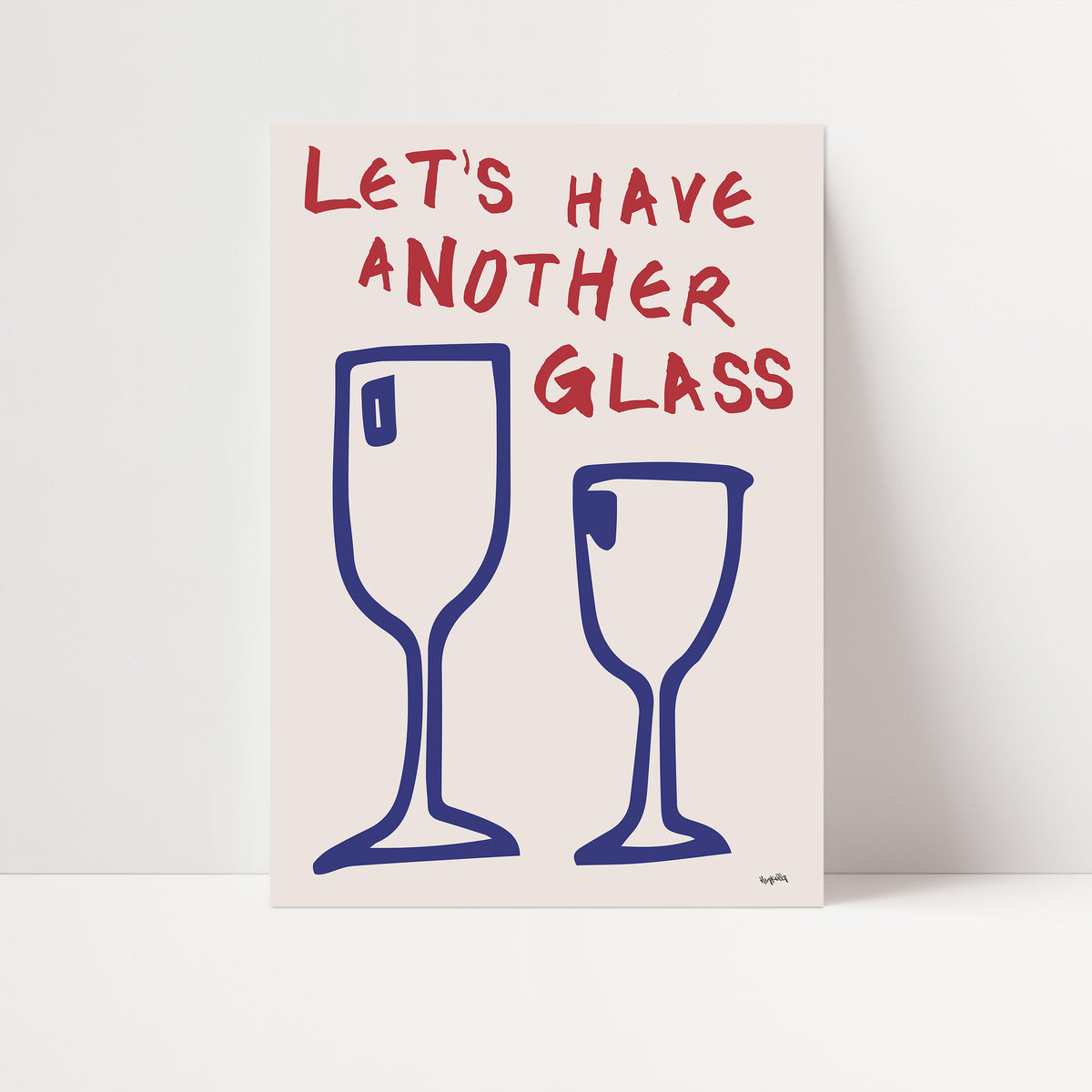 Another Glass Of Wine Poster